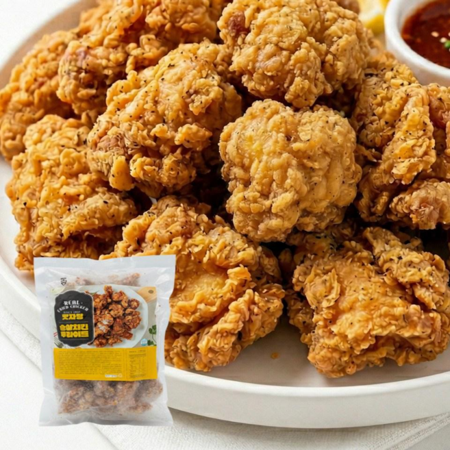 24년전통 치킨집에서 만든 순살치킨 총 2.5kg 대용량(500g x 5팩) 가라아게 맛자랑, 500g, 5개