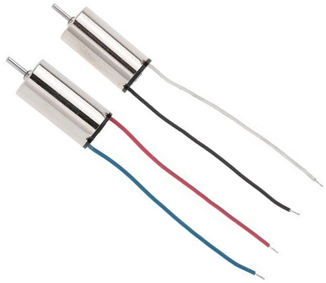 CX-10 CX-10A 드론부품 배터리 프로펠러, 02. (CX10) 모터2개(빨파1검흰1)