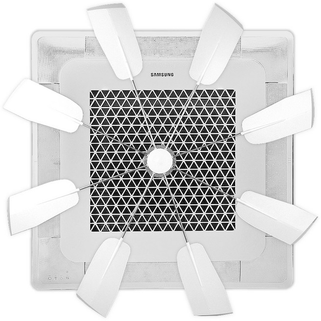 천장형 에어컨 바람개비 바람막이 시스템에어컨 윈드바이저 실링팬 난방기 공기순환팬, 시스템에어컨 순환팬, 1개