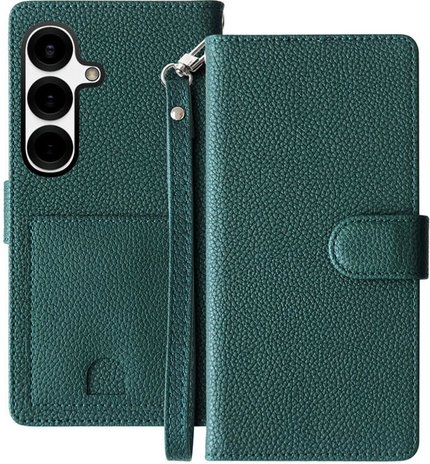 갤럭시 S26 시리즈 S26 / S26플러스 / S26울트라 - 린클 오플 월렛 지폐2칸+카드5장 올인원 지갑형 케이스 + 손목스트랩