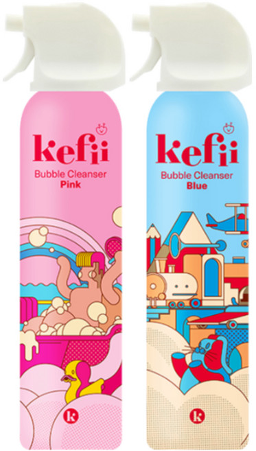 케피 유아 버블클렌저 2종 세트, 2개, 200ml