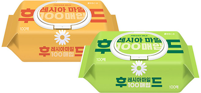 코디 후레시아 마일드 물티슈 100매 캡형 24개, 100개입