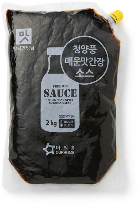 아워홈 청양풍 매운맛 간장소스 2kg, 1개