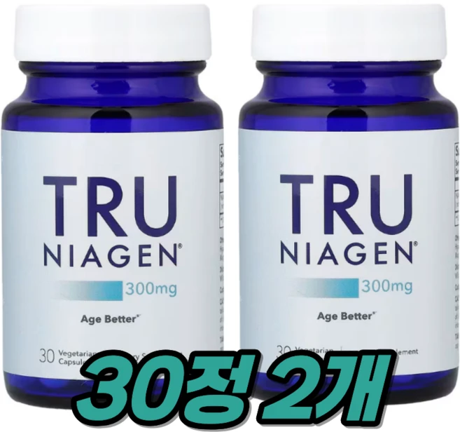 트루니아젠 Tru Niagen 니코틴아마이드 리보사이드 클로라이드 베지 캡슐 120정 TNN-31113, 60회분, 1개 - 쿠팡