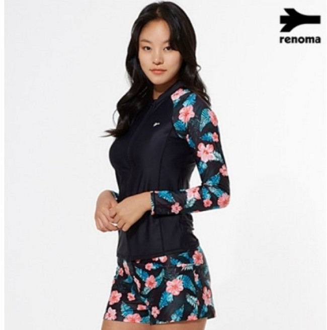 레노마수영복여성플라워 집업래쉬가드세트 LS19551 760353