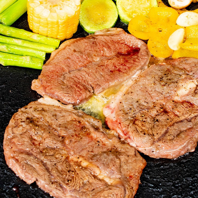 소담채가 미국산 소고기 양념 소부채살 구이용 스테이크 캠핑용, 4개, 200g