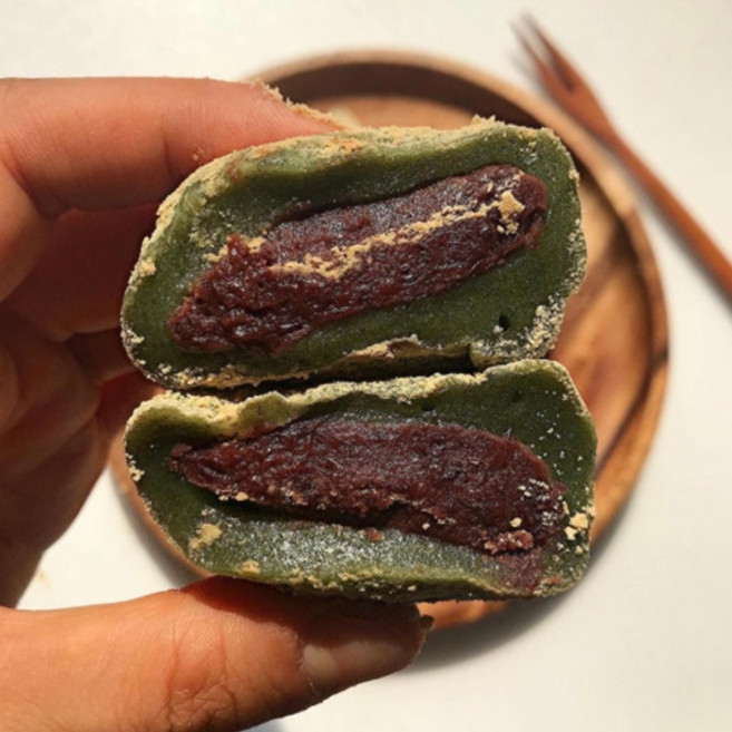 [주신] 말랑말랑 쫀득쫀득 맛보장 우리쌀 100% 굳지않는 쑥개떡 개별포장, 2박스, 1.5kg