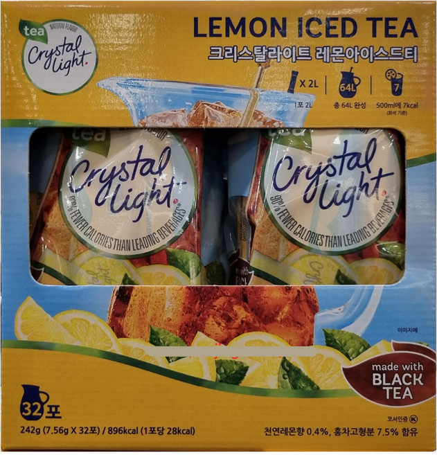 크리스탈라이트 레몬아이스드티, 7.56g, 32개입, 1개