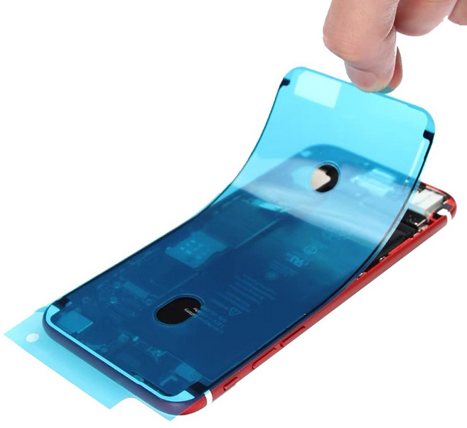 iPhone 螢幕後玻璃防水膠條 - 原裝樣式、高拉伸性、防水防塵, SE 3 / SE 2 / 8, 1個