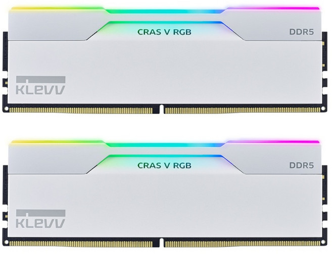 ESSENCORE KLEVV DDR5-6000 CL30 CRAS V RGB 화이트 패키지 서린 (32GB(16Gx2))