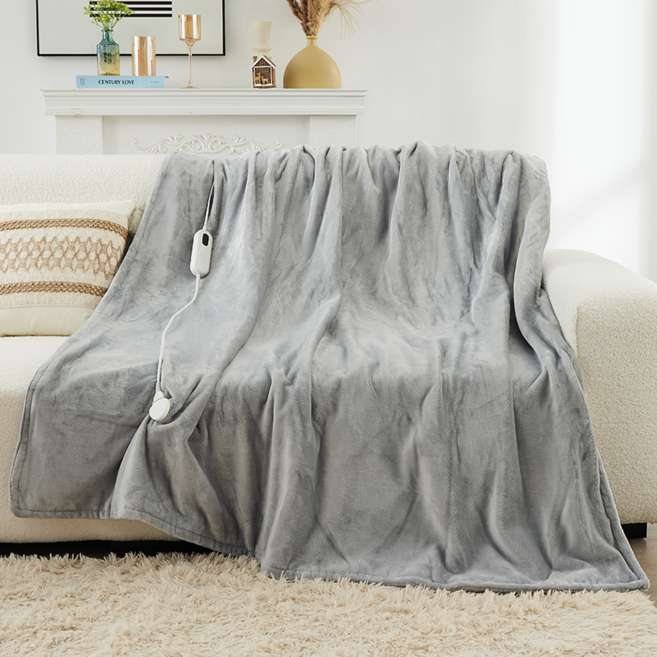 극세사 전기요 130*180cm, 그레이