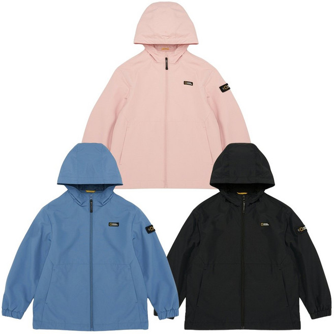 [국내매장발송]내셔널지오그래픽키즈 베이직 후드 점퍼 바람막이