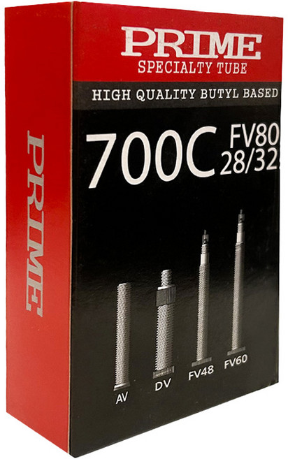 프리미엄 700C FV80 프레스타 밸브 자전거 튜브, 1개