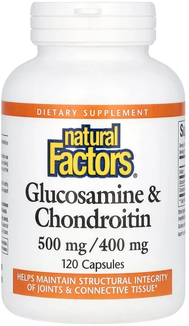 네츄럴펙터스 글루코사민 및 콘드로이틴 캡슐 120정, 1개 - 쿠팡