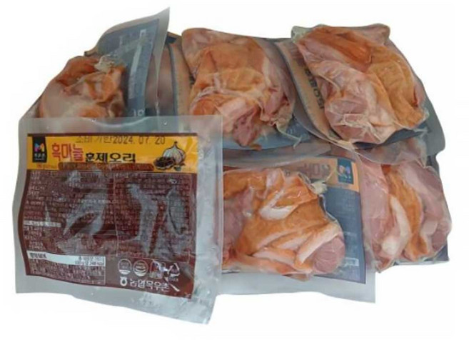 목우촌 흑마늘 훈제오리, 12개, 180g