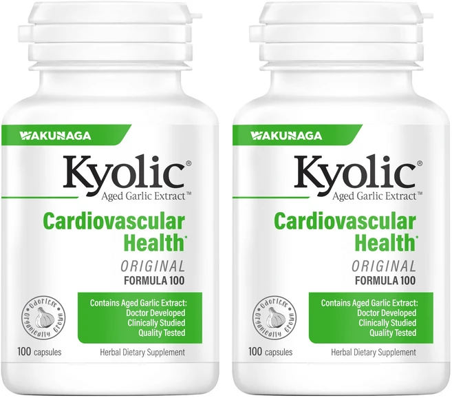 쿄릭 에이지드 갈릭 익스트랙트 카디오베스큘러 캡슐, 100정, 2개 - 쿠팡