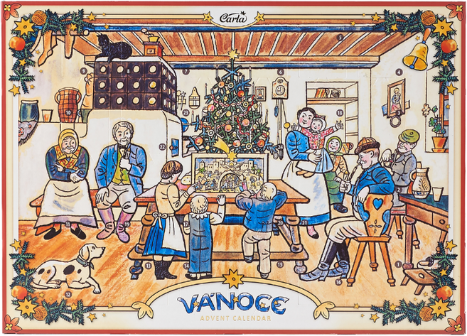 2025 어드벤트 캘린더 크리스마스 선물 초콜릿 디데이 달력 2026, 1개, 75g