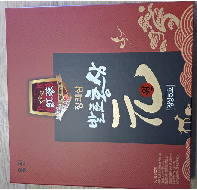 장쾌삼 원 정성 5호 발효홍삼 50ml x 6p + 산삼배양근 50ml x 6p, 600ml, 4세트