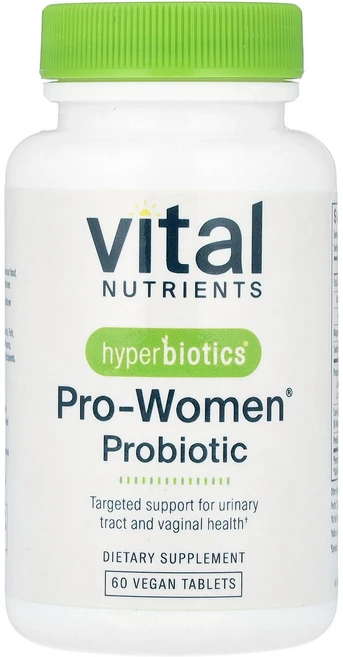 Vital Nutrients Hyperbiotics® Pro-Women® Probiotic 60 Vegan Tablets, 60 Count, 1개 - 쿠팡