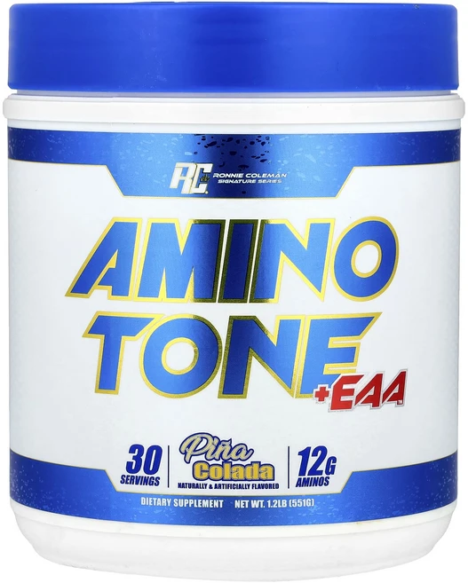 신상할인판매 Ronnie Coleman 서명 시리즈 Amino Tone + EAA™ 피나콜라다 맛 551g(1.2lb) 최저가격, RonnieColeman서명시리즈AminoToneEAA, 1개 - 쿠팡