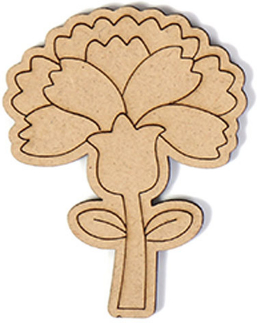 민화샵 카네이션 브로치 만들기세트, 10세트, 혼합색상