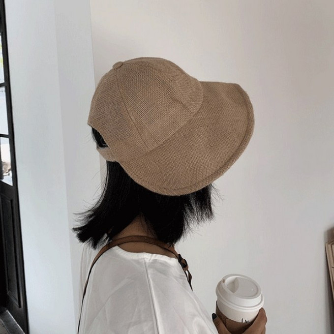 TCR 썸머 라탄&린넨 모자