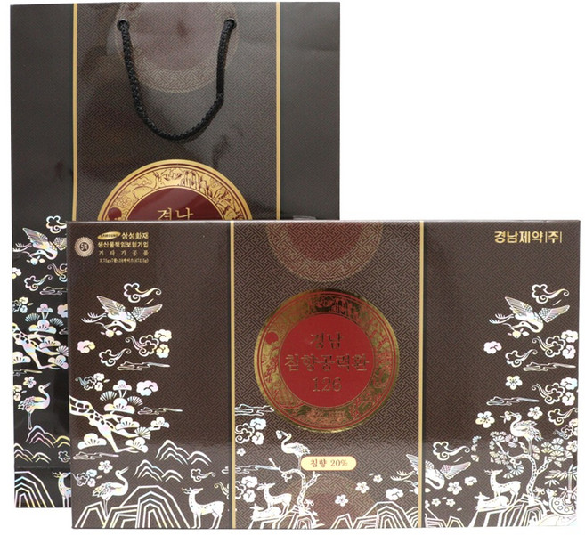 경남제약 경남공력환 3.75g x 126환 (+선물용쇼핑백 포함)