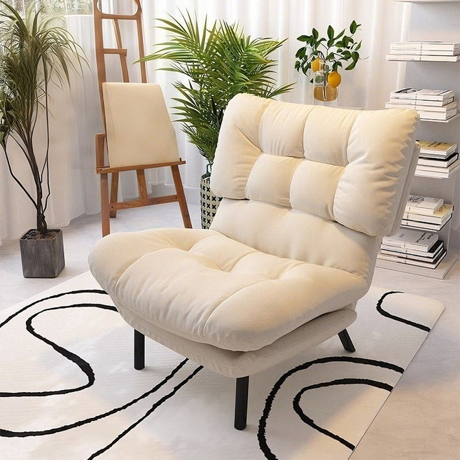 1인용 소파 의자 푹신한 쿠션 라운지 체어 북유럽 거실 원룸 리클라이너 의자, M01