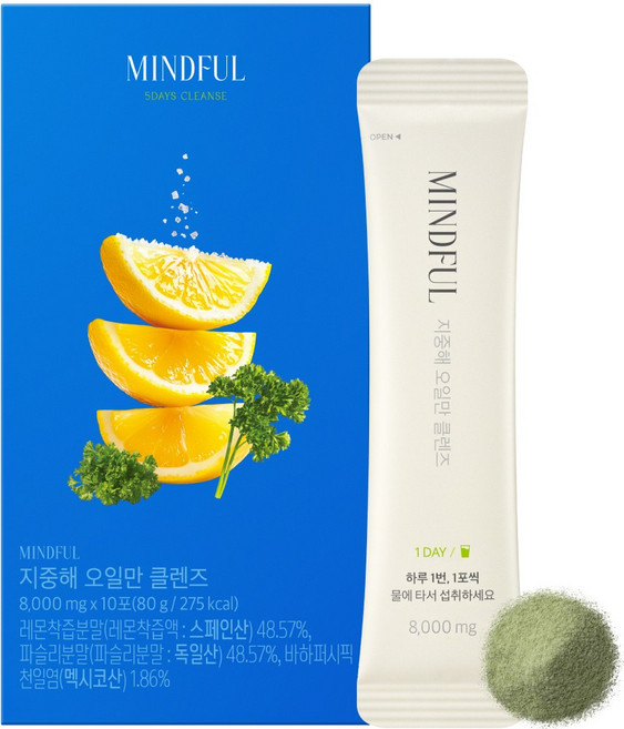 3위 - 푸드올로지 마인드풀 지중해 오일만 클렌즈, 10회분, 2개
