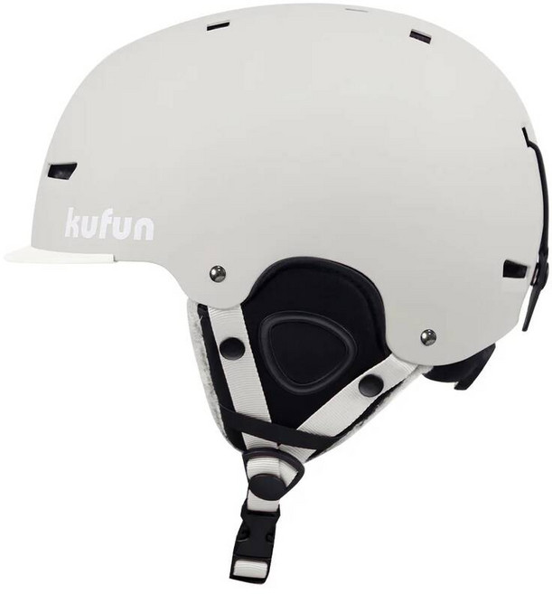 쿠펀 스키 헬멧 스노보드 겨울 스포츠 귀마개 조절 가능한 챙 남녀 공용, 44)부르고뉴