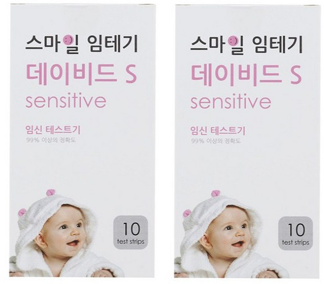 스마일랩 데이비드 S 임신테스트기, 10개입, 2개