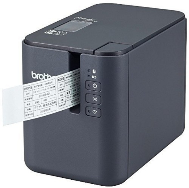 브라더 라벨프린터 PT-P900W 12mm라벨테이프 증정, 1개, PT-P900W,사은품 12mm (빨강용지 흰색글자)