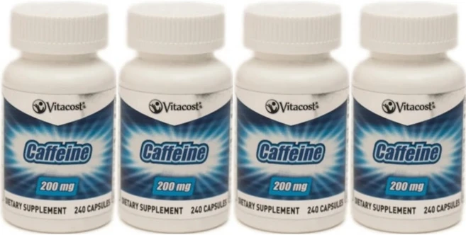 비타코스트 카페인 200mg, 4팩, 240정 - 쿠팡
