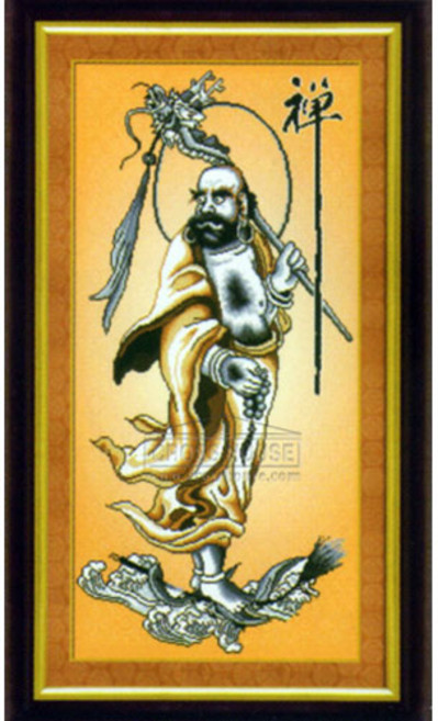 아이아트십자수 DOME 프린트패키지 (S4011) 달마도 1 십자수 DIY 패키지, 1개