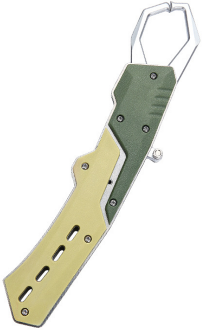 블루웨이브 낚시립그립 피싱그립 물고기집게, 1개, 그린