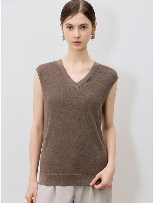 쉬즈미스 스르르 스러운 브이넥 니트 베스트 택가격 118000원