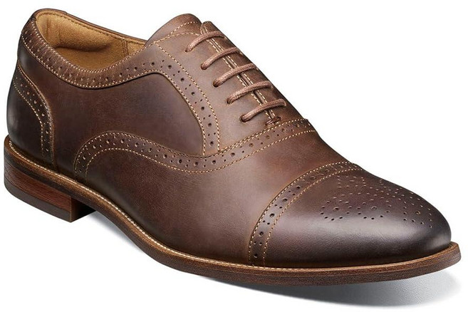 [미국수입정품] 플로쉐임 Florsheim 남성용 루치 캡 토 옥스포드화 브라운. 247169