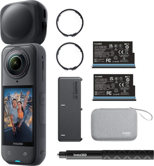 인스타360 X5 에션셜 액션캠 번들, 블랙