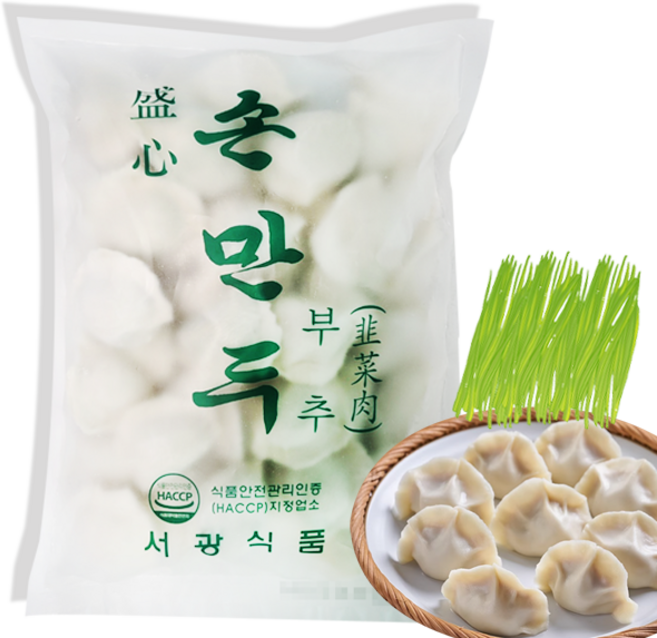 홍홍 중국식품 중국 성심 부추고기 손만두 부추만두 쥬차이 성심손만두 중국물만두 중국만두 중국 만두, 600g, 1개