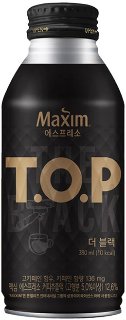 티오피 더 블랙 커피, 48개, 380ml