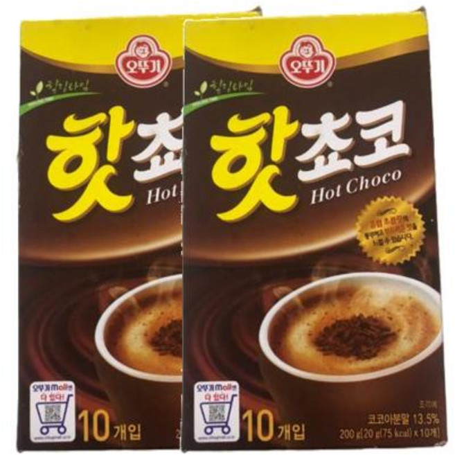 오뚜기 핫쵸코(10T) 200g 2개, 5세트