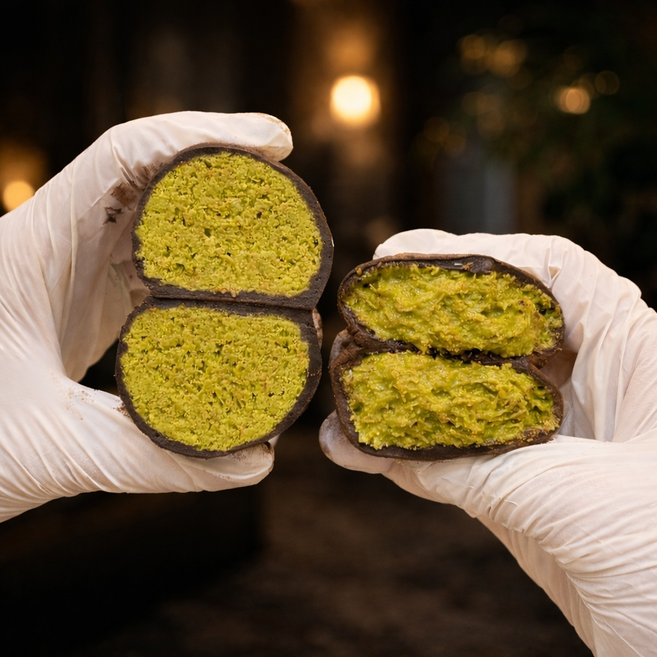 은리베 수제 두바이 쫀득 쿠키, 65g, 2개