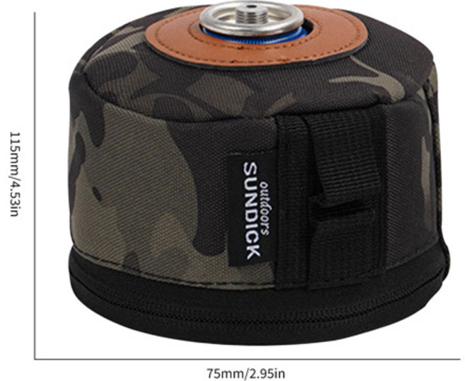 캠핑 캔 보호 커버 면 린넨 야외 탱크 케이스 낙하 방지 연료 실린더 보관 가방 공기 병 랩 슬리브, 01 CHINA, [09] A