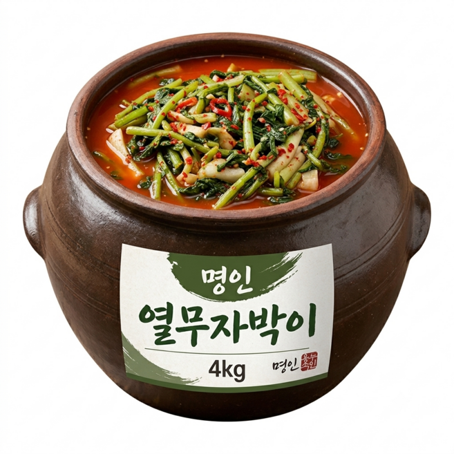 전미화장인 전통 전라도 열무 자박이 4kg 국내산 여름 시원한 김치, 1개