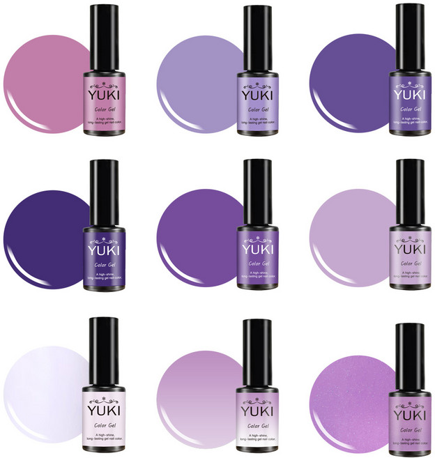 유키 유키젤네일 퍼플 컬러라인 모음, 1개, 유키 퍼플컬러라인_091호 겨울퍼플, 5g