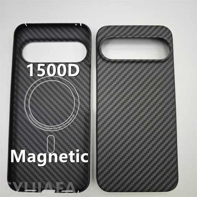 Google Pixel 10 Pro/10 pro XL용 카본 케이스 아라미드 초슬림 휴대폰 커버 내구성이 뛰어난 보호 액세서, 02 Pixel 10, 04 마그네틱  1500D