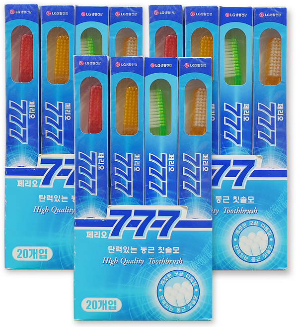 페리오 777칫솔 20개입 3개