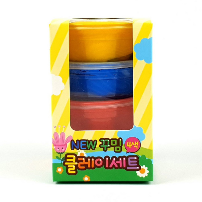 꾸밈 NEW 클레이 세트 4색, 1개
