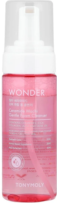 토니모리 원더 세라마이드 모찌 젠틀 폼 클렌저 150ml (5.07 fl oz) TMY-06718 - 쿠팡