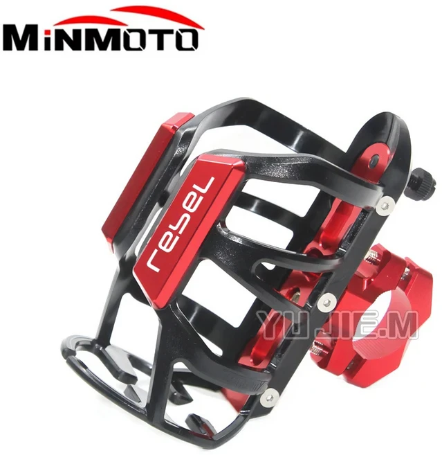 바이크 오토바이컵홀더 거치대 혼다 호환 레블300 레블500 CMX500 CMX300 레블 Cm Cmx 300 500 오토바이 액세서리 음료수 물병 컵 홀더, [11] Red